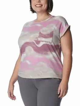 Функциональная рубашка Boundless Trek Columbia, цвет rosa/lila/grau