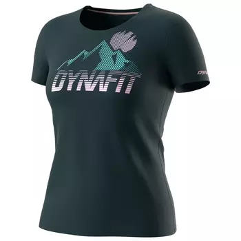 Функциональная рубашка Dynafit Women's Transalper Graphic S/S Tee, цвет Blueberry/6370