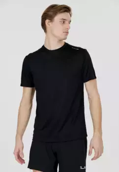 Функциональная рубашка ELITE LAB "Команда" с технологией Quick Dry, черный