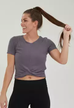 Функциональная рубашка ENDURANCE "Katero", в рубчик, серый