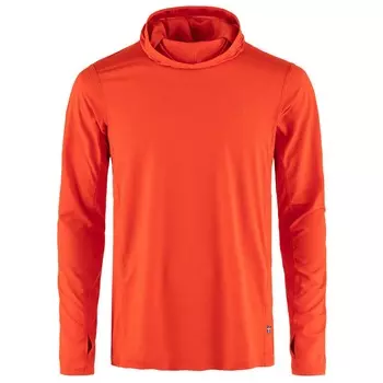 Функциональная рубашка Fjllrven Abisko Sun Hoodie, цвет Flame Orange