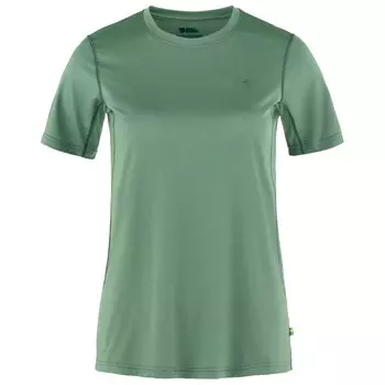 Функциональная рубашка Fjllrven Women's Abisko Day Hike S/S, цвет Patina Green