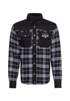 Функциональная рубашка Функциональная куртка со съемной подкладкой из софтшелла Kk Снаряжение для приключений — Custom Kulture KING KEROSIN, черный