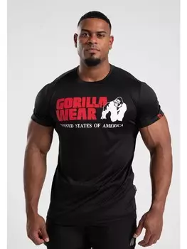 Функциональная рубашка Gorilla Wear Klassisches Trainings-T-Shirt - Schwarz