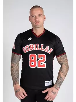 Функциональная рубашка Gorilla Wear T-shirt - San Mateo - Schwarz/Rot