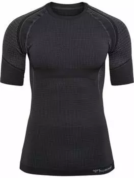 Функциональная рубашка Hummel, цвет black/asphalt melange