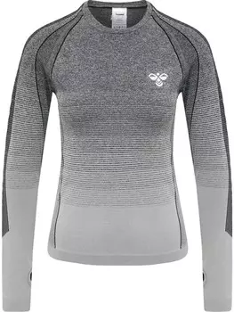 Функциональная рубашка Hummel T-Shirt L/S Daumenlcher Hmlgg12 Multisport Damen, цвет BLACK MELANGE