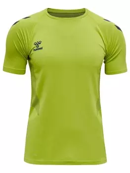 Функциональная рубашка Hummel T-Shirt S/S Raglanrmel Hmllead Multisport Herren, цвет LIME PUNCH