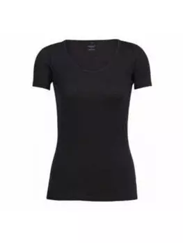 Функциональная рубашка icebreaker T-shirt Siren SS Sweetheart, черный