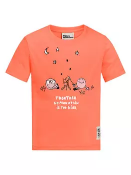 Функциональная рубашка Jack Wolfskin Funktionsshirt Smiley World, оранжевый