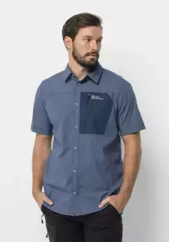 Функциональная рубашка Jack Wolfskin "KENOVO II S/S M", цвет Dark-Sea