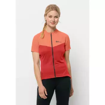 Функциональная рубашка Jack Wolfskin "MOROBBIA FZ T W", цвет Guave