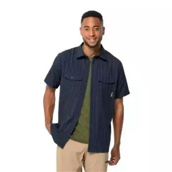 Функциональная рубашка Jack Wolfskin "THOMPSON SHIRT MEN", регулирующая влажность, цвет Night Blue C