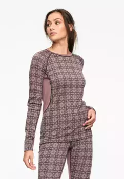 Функциональная рубашка Kari Traa "Rose Light" из дышащей шерсти, коричневый