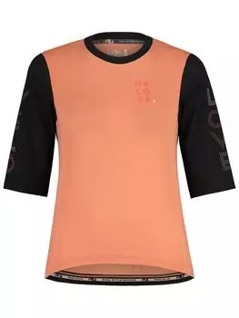 Функциональная рубашка KastanieM Maloja, цвет orange/schwarz