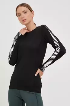 Функциональная рубашка Lifa с длинным рукавом Helly Hansen, черный