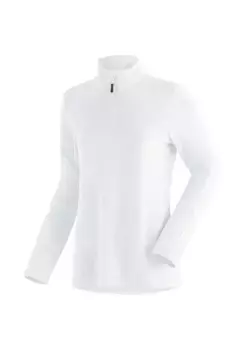 Функциональная рубашка Maier Sports "Бьянка", функциональная женская промежуточная одежда для туров и экскурсий на природе, белый