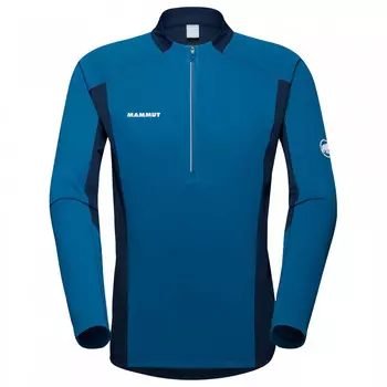 Функциональная рубашка Mammut Aenergy FL Half Zip Longsleeve, цвет Deep Ice/Marine