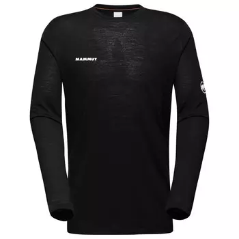 Функциональная рубашка Mammut Tree Wool Firstlayer Longsleeve, черный