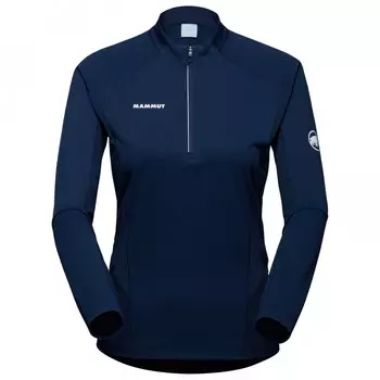 Функциональная рубашка Mammut Women's Aenergy FL Half Zip Longsleeve, цвет Marine