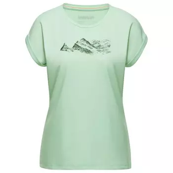 Функциональная рубашка Mammut Women's Mountain T Shirt Finsteraarhorn, цвет Neo Mint