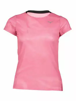 Функциональная рубашка Mizuno Laufshirt Aero, розовый