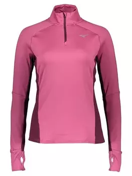 Функциональная рубашка Mizuno Laufshirt Warmalite, розовый