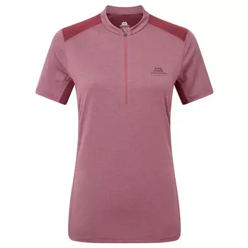 Функциональная рубашка Mountain Equipment Women's Nava S/S Zip T, цвет Plumwine/Raisin