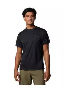 Функциональная рубашка "ноль правил" с круглым вырезом Columbia, черный