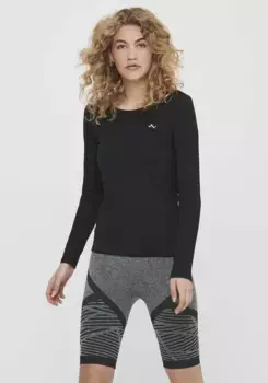Функциональная рубашка ONLY Play "ONPCLARISA LS TRAIN TEE", черный