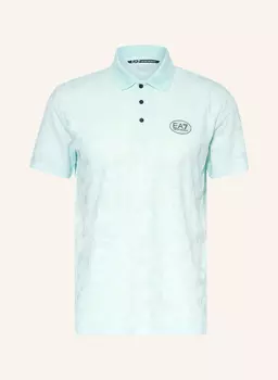 Функциональная рубашка поло Ea7 Emporio Armani, зеленый