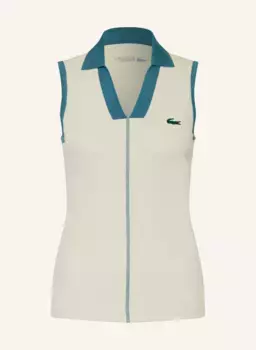 Функциональная рубашка-поло Lacoste, экрю