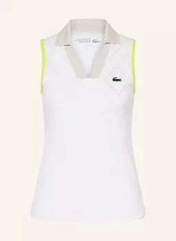 Функциональная рубашка-поло LACOSTE, белый