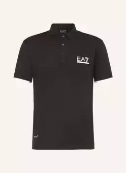 Функциональная рубашка-поло pro Ea7 Emporio Armani, черный
