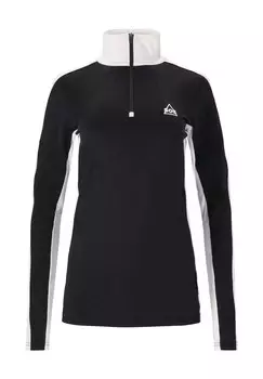 Функциональная рубашка re с практичной полумолнией SOS, цвет 1001 Black