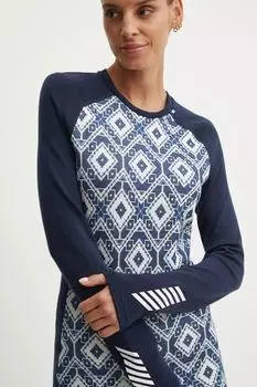 Функциональная рубашка с длинным рукавом LIFA MERINO Helly Hansen, темно-синий
