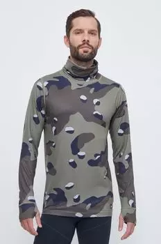 Функциональная рубашка с длинным рукавом, средний вес Burton, зеленый