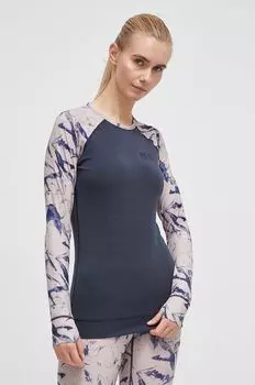 Функциональная рубашка с длинными рукавами Milita Printed Picture, темно-синий