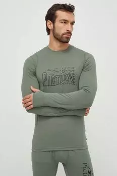 Функциональная рубашка с длинными рукавами Nangha Picture, зеленый