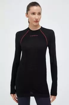 Функциональная рубашка с длинными рукавами Wool40 Aero La Sportiva, черный