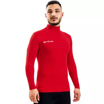 Функциональная рубашка с воротником Givova Baselayer Corpus 3 красная