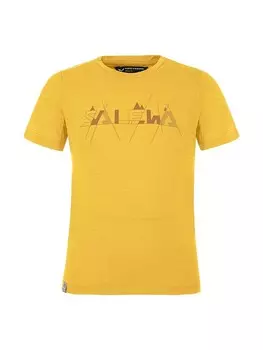 Функциональная рубашка Salewa Funktionsshirt Graphic Dry, желтый