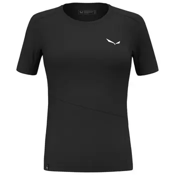 Функциональная рубашка Salewa Women's Puez Sporty Dry T Shirt, цвет Black Out