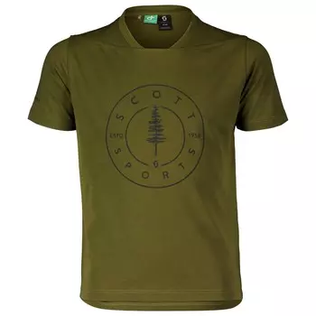 Функциональная рубашка Scott Kid's Trail Flow 10 Dri S/S, цвет Fir Green