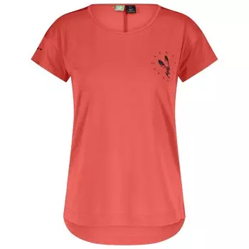 Функциональная рубашка Scott Women's Trail Flow Dri S/S Shirt, цвет Astro Red/Black