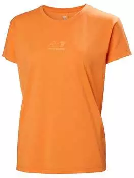 Функциональная рубашка Skog Graphic Tee Helly Hansen, оранжевый