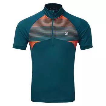 Функциональная рубашка Stay The Course Jersey Bikeing/Cycling Men Breathable DARE 2B, синий / темно-зеленый