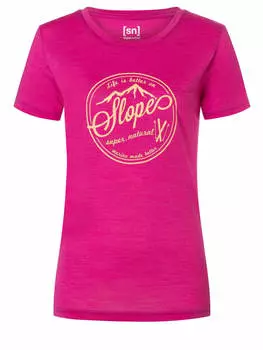 Функциональная рубашка super.natural, фуксия