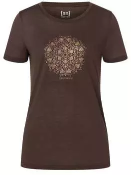 Функциональная рубашка super.natural, коричневый