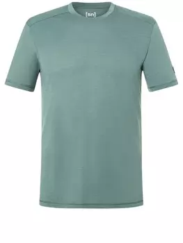 Функциональная рубашка super.natural Merino T-Shirt M ESSENTIAL SS, зеленый
